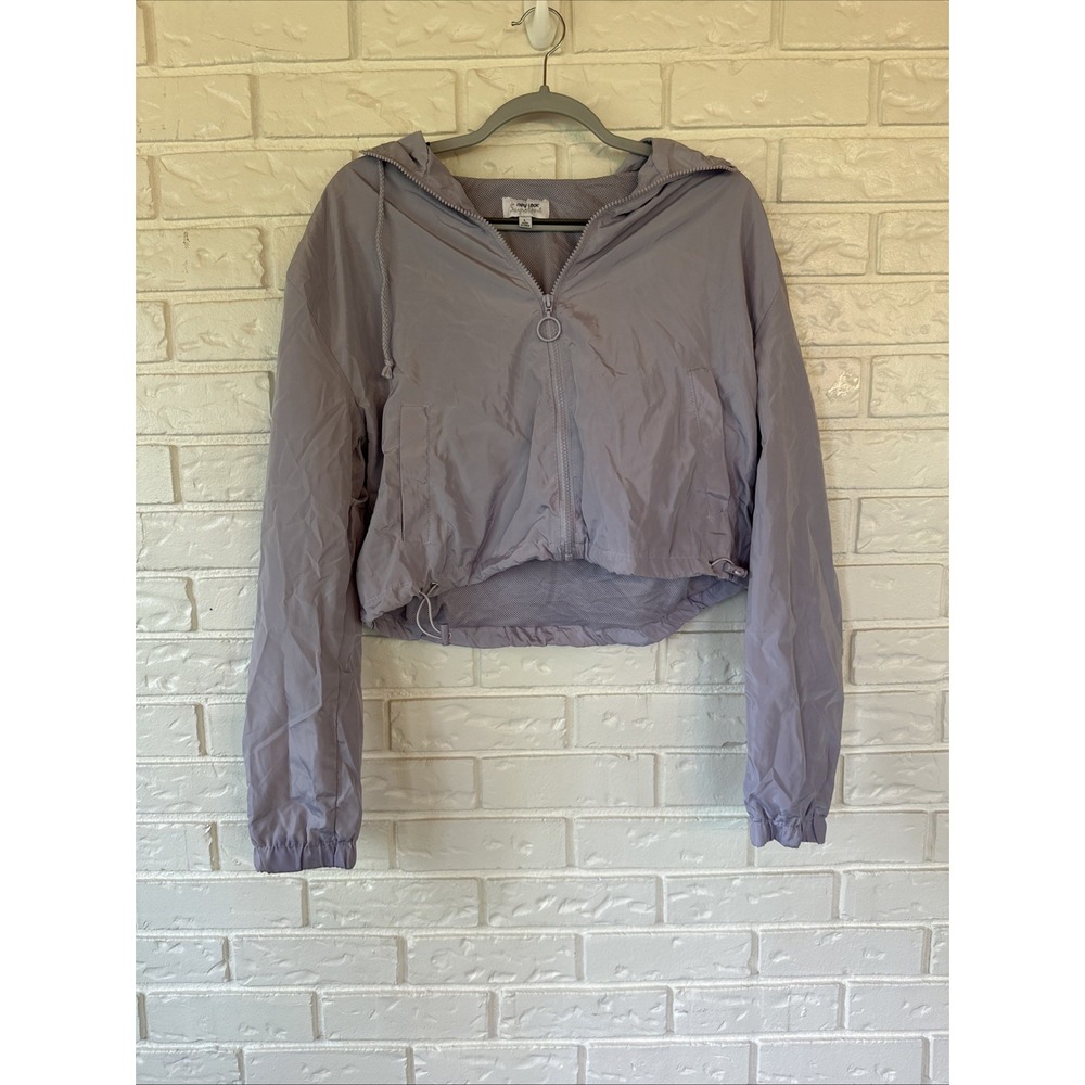 NWT New Look Women's‎ Size Large Lavender Cropped Track Jacket